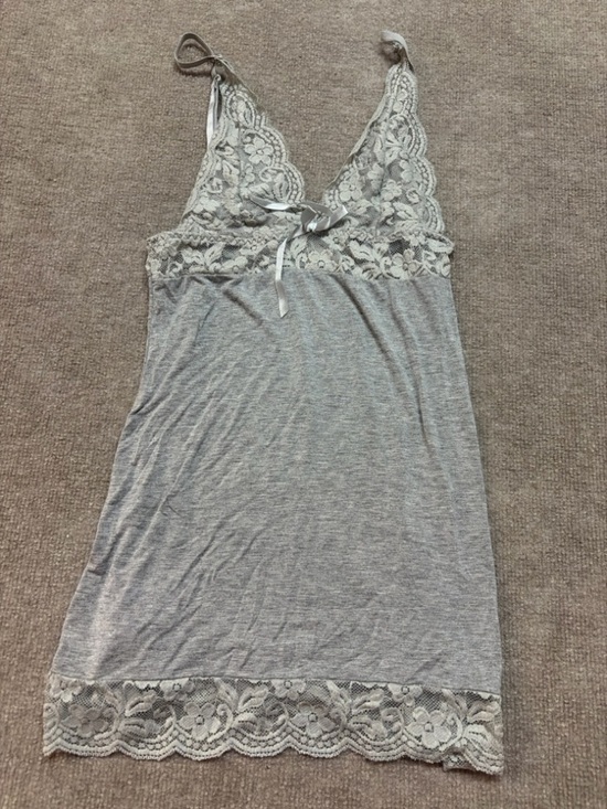 Avidlove Other - Lace-Trim Gray Women's Nightdress